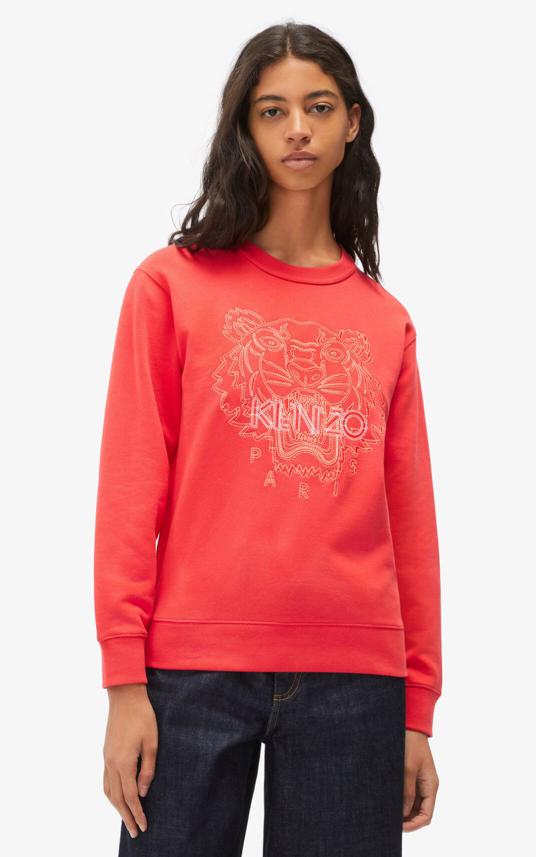 Sweat Kenzo Femme Tiger Rouge XRSPO-1540